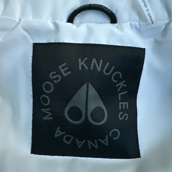 White Moose Knuckles Bomber Jacket - Picture 4 of 8